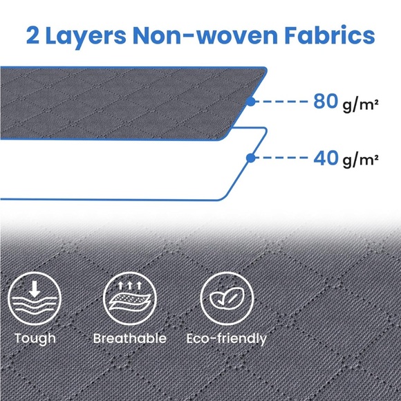 Fabric blanket bedding clothing storage bags 6pack Brand New - Picture 3 of 5